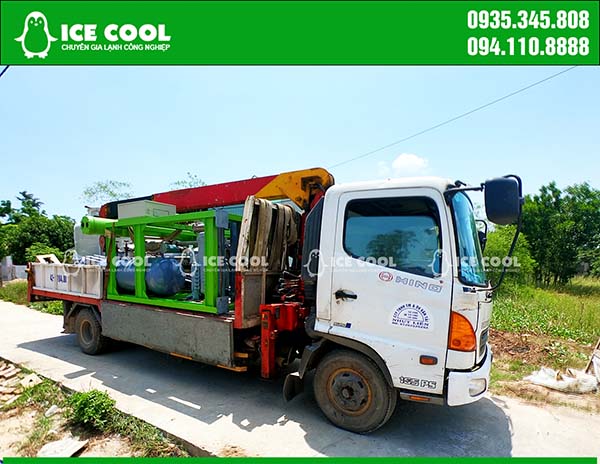 Installing Quang Nam ice machine