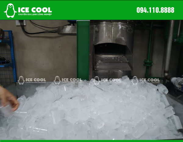 Ice cubes from Quang Thanh Hue 3 ton ice machine