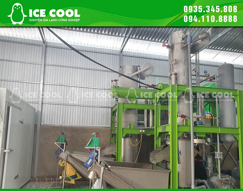 Investment model of pure ice machine in Can Tho