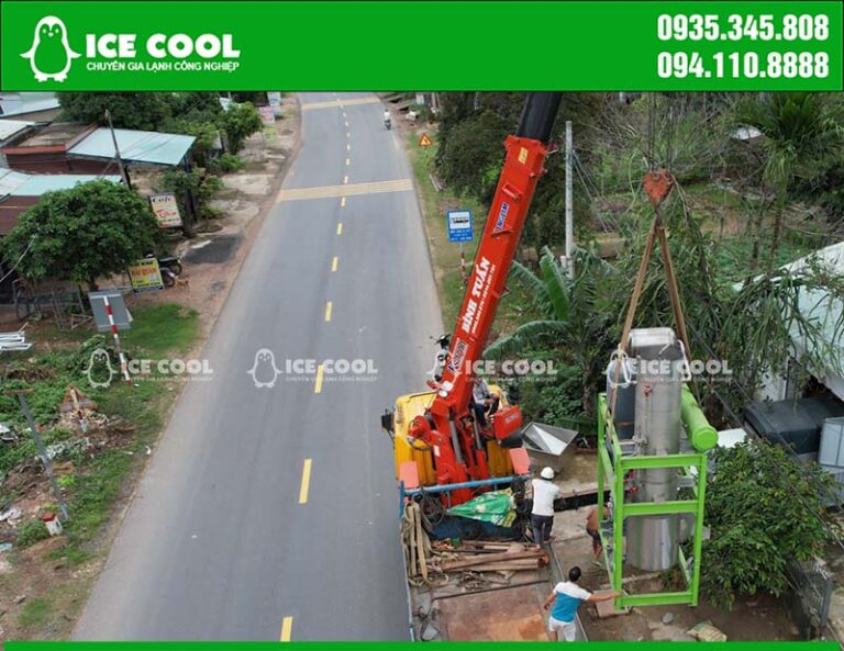 Supplying 5 ton ice machine to Dai Loc Quang Nam
