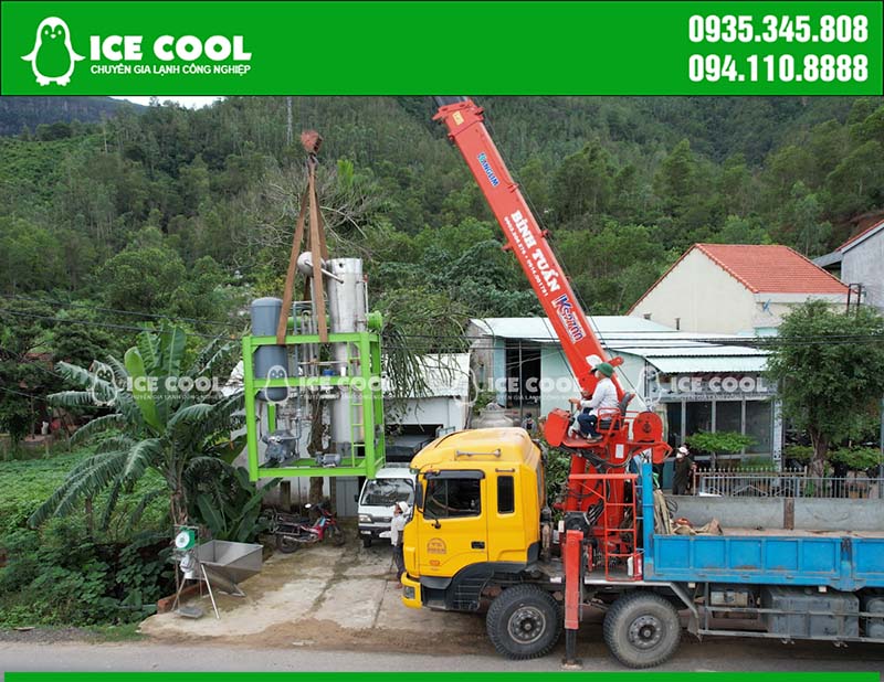 Supplying 5 ton ice machine to Dai Loc - Quang Nam