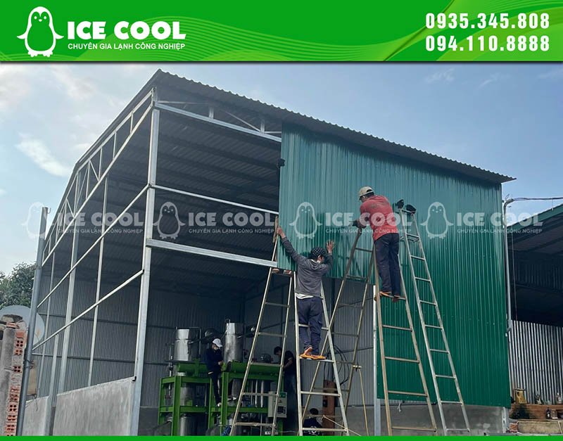 Build an efficient and economical ice cube factory