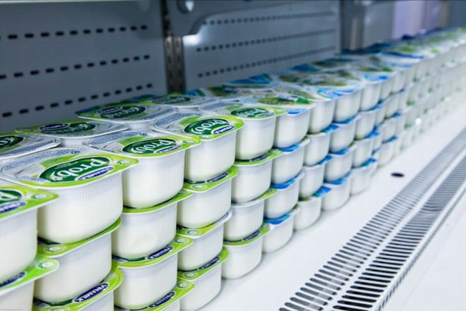 Yogurt is preserved in cold storage