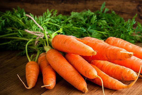 Choosing fresh carrots will help freeze carrots better