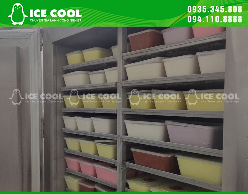 16 tray ice cream quick freezing machine saves time and preserves products well