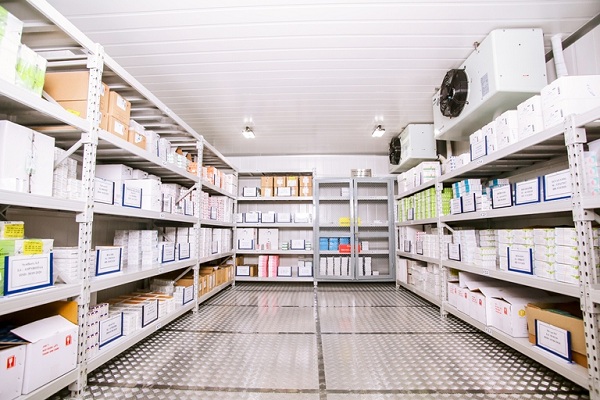 Large cold storage for vaccine preservation