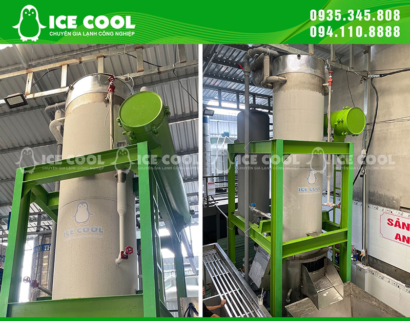 Advanced cooling system helps ice making process faster