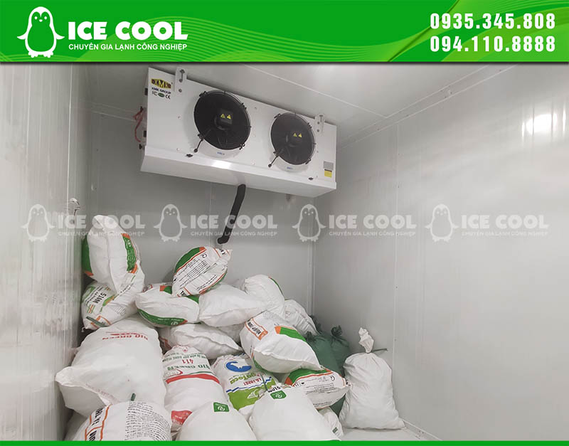 Ice cubes are packed in bags and sold for about 25 - 30 thousand VND