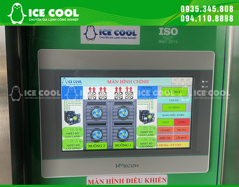 Easy-to-use HMI touch screen control